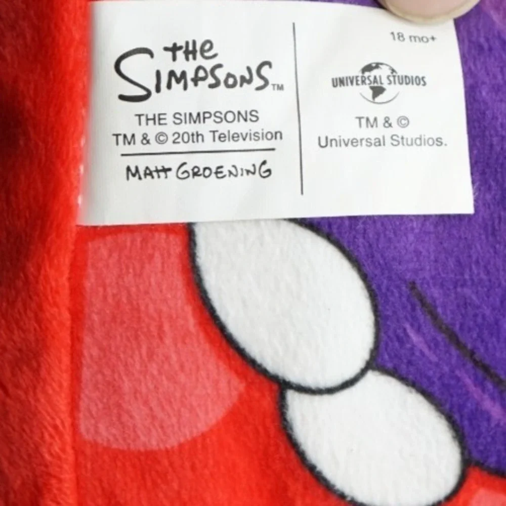 The Simpsons Krusty O's Cereal Plush‎ Pillow Universal Studios 10